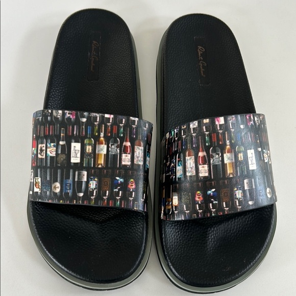 Robert Graham SHIRAZ Wine Bottle Slide Sandals Slip On Size 12 - Picture 1 of 16
